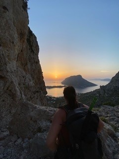 Sunset over Telendos